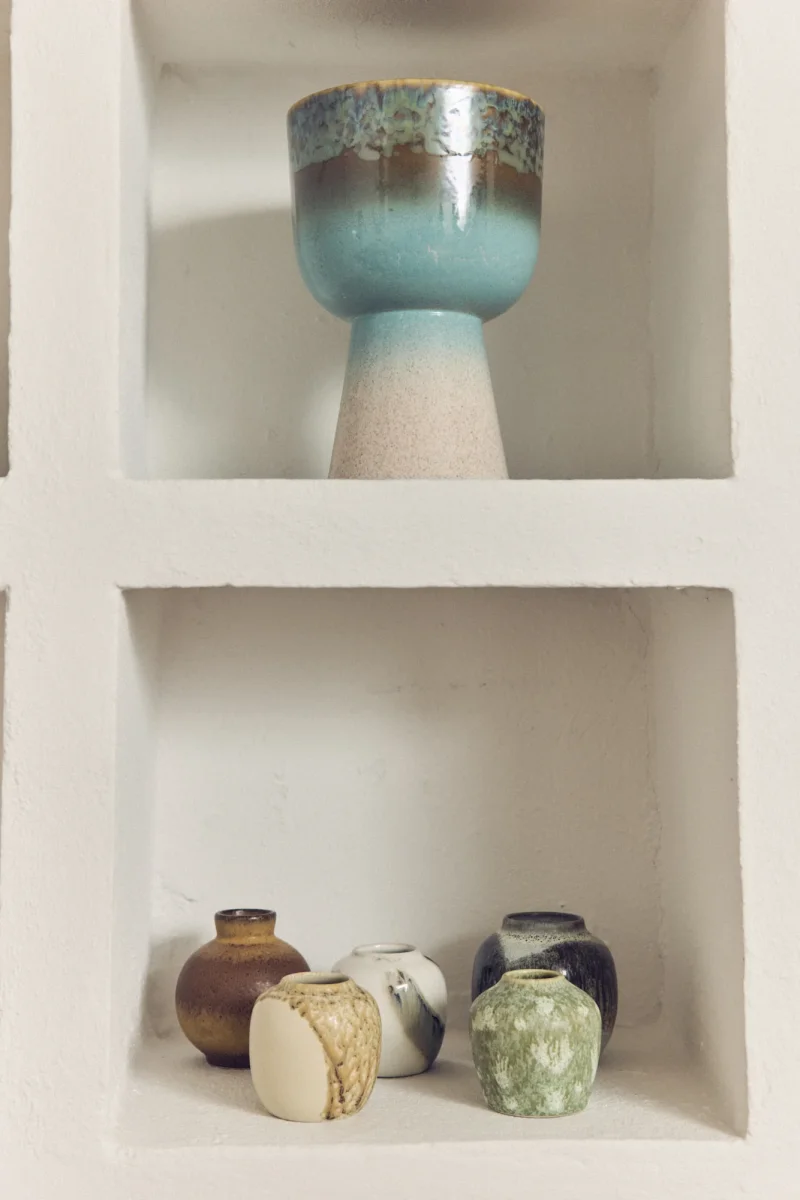 70s ceramics: small vases pursuit, set of 5 - Image 3